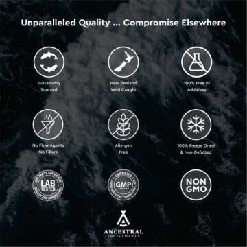 Ancestral Supplements Wild Caught Fish Eggs, 2400mg, Omega-3 Supplement Supports Brain, Heart, Fertility and Inflammatory Health, Whole Food Source of Vitamin D, K2, and A, Non-GMO, 180 Capsules