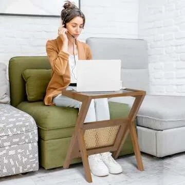 Stylish Rattan Side Table with Storage for Every Room