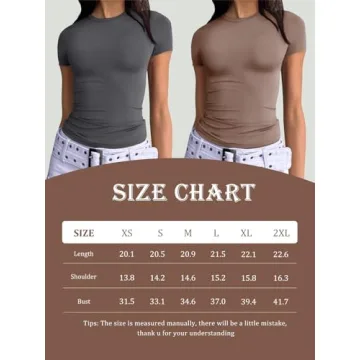 AUTOMET Women's Trendy Crop T-Shirts for Summer Style