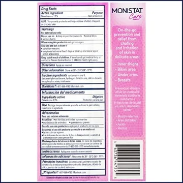 Monistat Chafing Relief Powder Gel, Non-Greasy & Clear