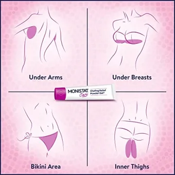 Monistat Chafing Relief Powder Gel, Non-Greasy & Clear