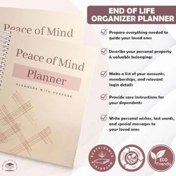 Planners with Purpose End of Life Planner - Guided Final Arrangements When I'm Gone Workbook Organiz...
