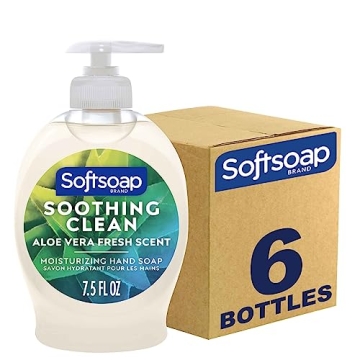 Soothing Aloe Vera Softsoap Liquid Hand Soap - 6 Pack of 7.5 Fl Oz Bottles