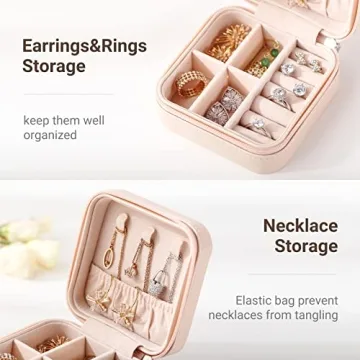 Travel Jewelry Case - Stylish Organizer for Women