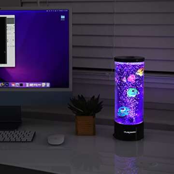 Playlearn Mini Bubble Aquarium - Stress Relief Sensory Lamp