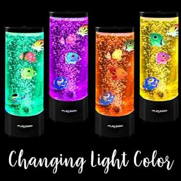 Playlearn Mini Bubble Aquarium - Stress Relief Sensory Lamp