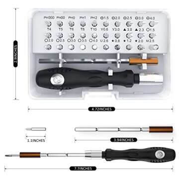32 In 1 Mini Magnetic Screwdriver Set for Electronics