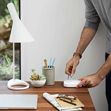 Amazon eero Pro mesh WiFi router, Basic Box Packaging, 3 pack