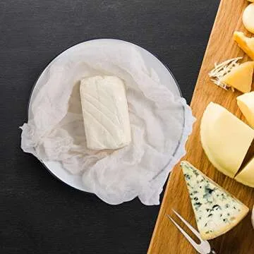 Sufaniq Cheese Cloths, Grade 100 (9 Sq Feet) 100% Pure Cotton Reusable Cheesecloth, Unbleached Ultra Fine Fabric, Cheesecloth for Straining, Premium Butter Muslin Cloth for Straining - 1 Sq Yard