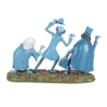 Department 56 Snow Village Halloween Disney The Haunted Mansion Beware of Hitchhikers Figurine, 3.74...