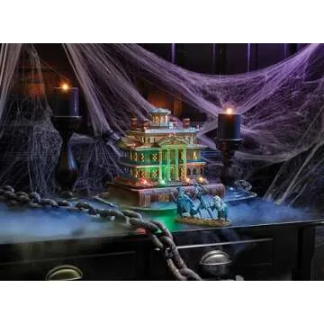 Department 56 Snow Village Halloween Disney The Haunted Mansion Beware of Hitchhikers Figurine, 3.74 Inch, Multicolor