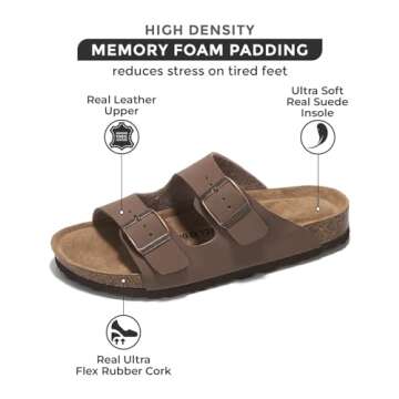 Project Cloud Genuine Leather Summer Sandals for Women