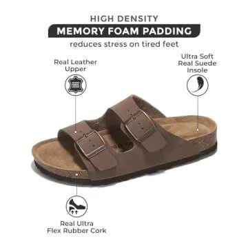 Project Cloud Genuine Leather Summer Sandals for Women