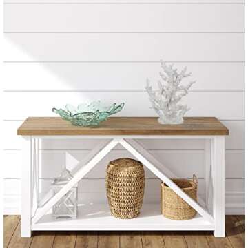 White Coral Decor – Faux Coral Reef Sculpture (9.5x7.5x3.5in) – Coastal Coffee Table Decoration ...