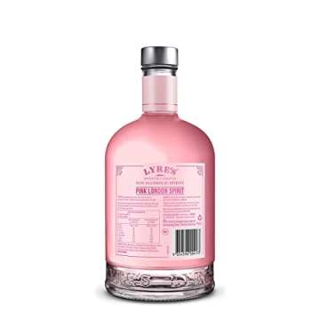 Lyre's Pink London Premium Non Alcoholic Spirits, Mocktails & Nonalcoholic Drinks, Pink Gin Style, 23.7 Fl Oz
