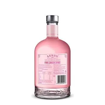 Lyre's Pink London Premium Non Alcoholic Spirits, Mocktails & Nonalcoholic Drinks, Pink Gin Style, 23.7 Fl Oz
