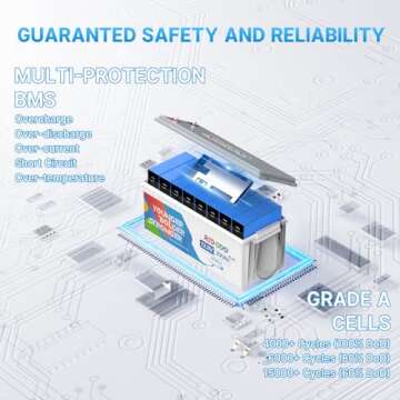 Redodo 12V 200Ah Battery for RV and Solar Use