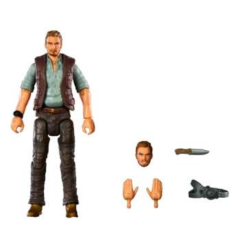 Mattel Jurassic World Hammond Collection Character Action Figure, Owen Grady Articulated Collectible Toy in 3.75-inch Scale