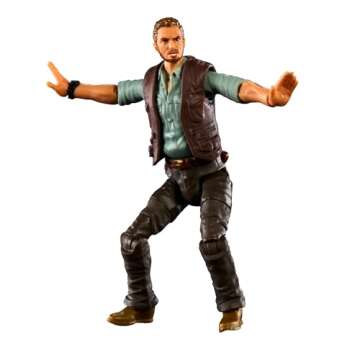 Mattel Jurassic World Hammond Collection Character Action Figure, Owen Grady Articulated Collectible Toy in 3.75-inch Scale