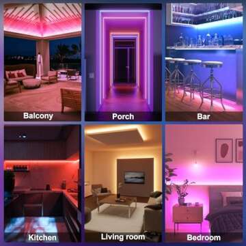 Cozylady RGB Neon LED Rope Lights for Fun Decor