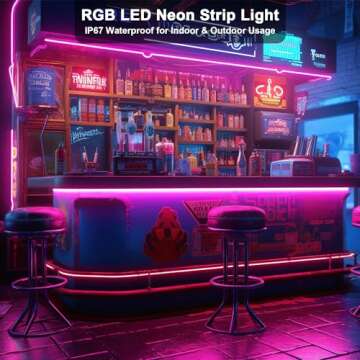 Cozylady RGB Neon LED Rope Lights for Fun Decor