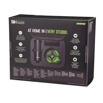 Shure SM4 Studio Recording Microphone Kit - XLR Mic
