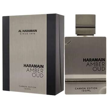 Al Haramain Amber Oud Carbon Edition - Cologne for Men - Long Lasting Perfume for Men - Arabian Perfume - Men's Cologne - Oud Perfume - 3.4 oz