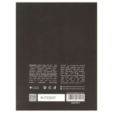 Al Haramain Amber Oud Carbon Edition - Cologne for Men - Long Lasting Perfume for Men - Arabian Perfume - Men's Cologne - Oud Perfume - 3.4 oz