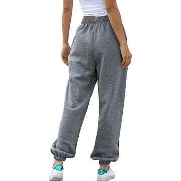 HeSaYep Women's High Waisted Joggers Pants - Comfortable Activewear for Women