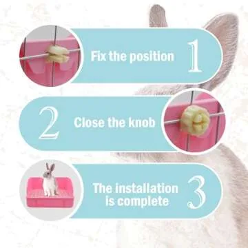 MUYG Rabbit Litter Box - Easy To Clean Pet Toilet
