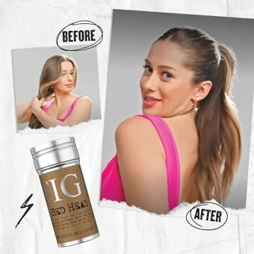 TIGI Bed Head Hair Wax Stick for a Soft, Pliable Hold, Hair Care Slick Back Stick Styling Product with Beeswax & Japan Wax, 2.57 oz