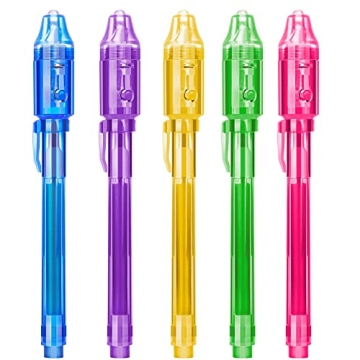 STENDA Invisible Spy Ink Pen Set - Fun for Kids 8-12