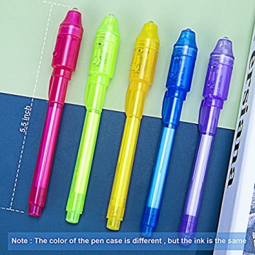 STENDA Invisible Spy Ink Pen Set - Fun for Kids 8-12
