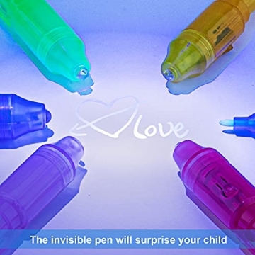 STENDA Invisible Spy Ink Pen Set - Fun for Kids 8-12