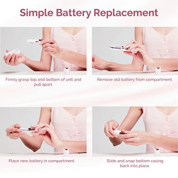 Painless Facial Hair Remover in Parisian Blue Design