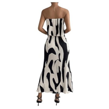 GORGLITTER Women's Summer Maxi Skirt Set - Chic & Stylish