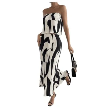 GORGLITTER Women's Summer Maxi Skirt Set - Chic & Stylish