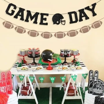 FAKTEEN Game Day Football Party Banners for Celebrations