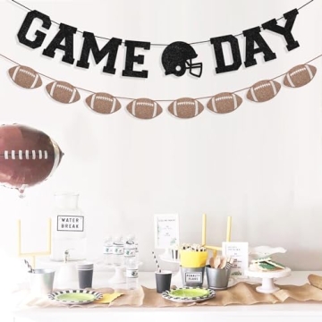 FAKTEEN Game Day Football Party Banners for Celebrations