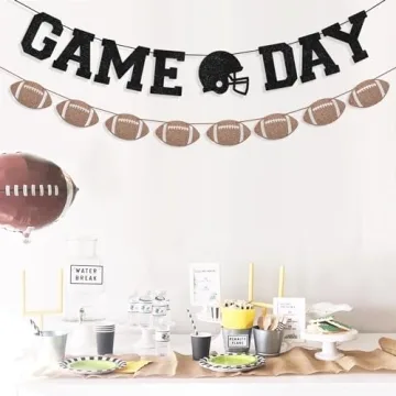 FAKTEEN Game Day Football Party Banners for Celebrations