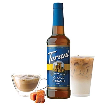Delicious Torani Sugar Free Classic Caramel Syrup 750ml
