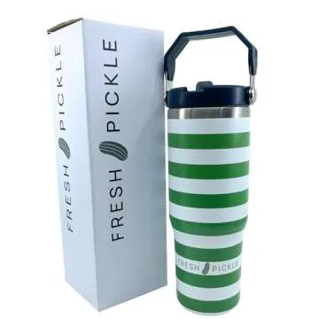 Fresh Pickle Tumbler 30 oz | Leak-Proof Travel Mug