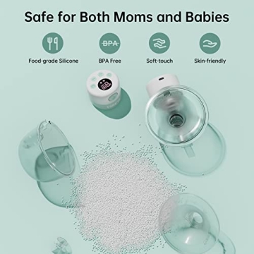 TSRETE Double Wearable Breast Pump Electric Hands-Free