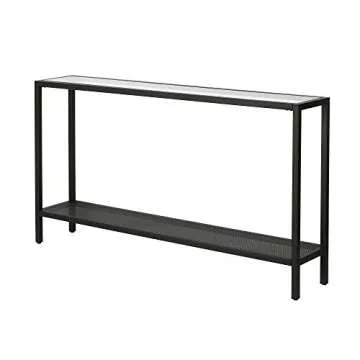 Henn&Hart 55" Console Table Blackened Bronze for Entryway