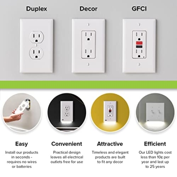 SnapPower GuideLight 2 - Automatic Night Light for Outlets