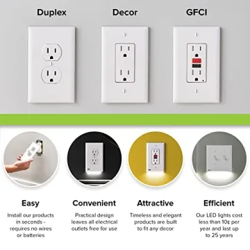 SnapPower GuideLight 2 - Automatic Night Light for Outlets