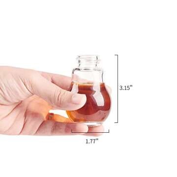 Mealivos 6 Pack Booze Filled Christmas Tree Ornaments Water Bottle Milk Juice Bulbs Cup