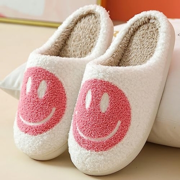 Cute Plush Print Slippers for Kids - Anti-Slip Comfort