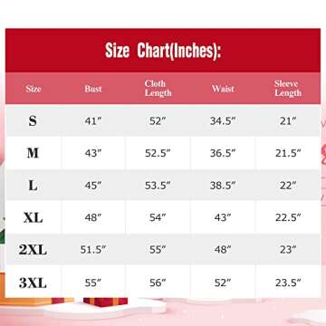 ABALAGU Mrs. Claus Costume for Women 5PCS Santa Dress Outfit Adult Christmas Santa Costume Plus Size (Red, Large)