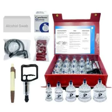 Professional Cupping Therapy Set with Accessories
